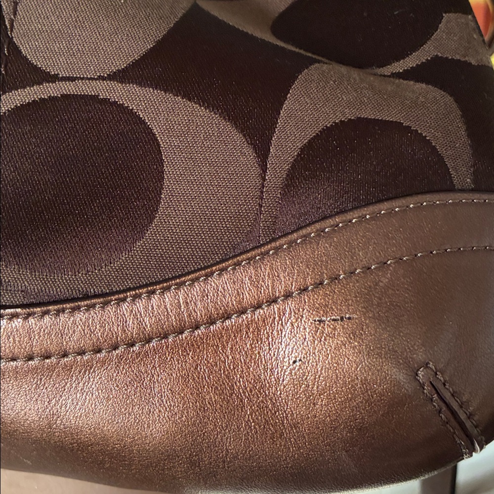 Coach Signature Optic Chain Bag - Picture 12 of 14